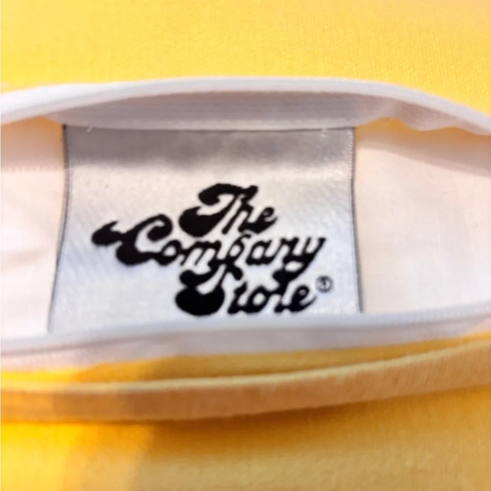 The Company Store Sunny Yellow Pillow